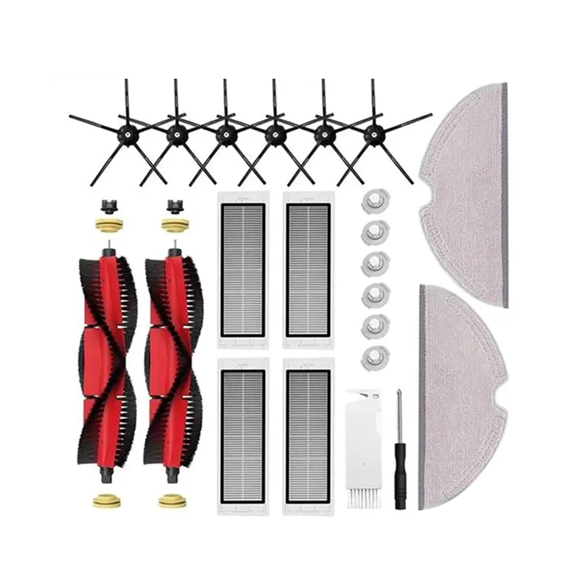 

For S5 Max S6 Pure S6 MaxV S5 S51 S50 S55 E25 E35 Brush Filter Mop Cloth Vacuum Cleaner Accessories
