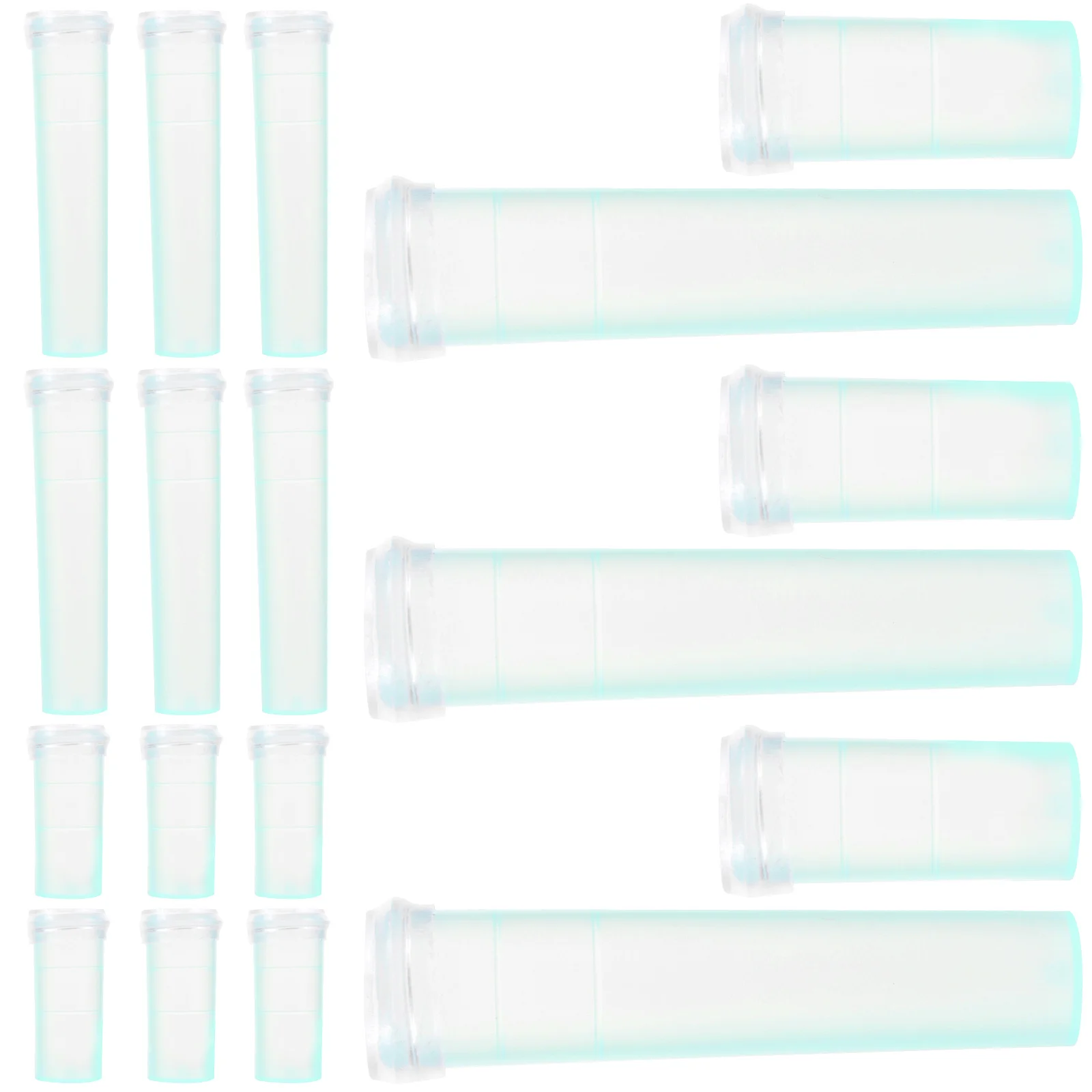 

Flower Tubes Water Tube Floral Picks Vials Caps Clear Flowers Container Propagation Cultivation Nutrient Transplanting