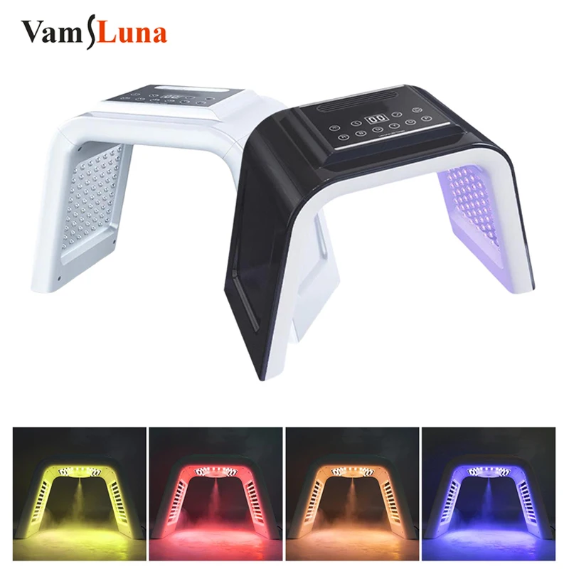 

7 Color LED Light Face Skin Care Device Spa Facial Care Anti Aging for Women Moisture Spray for Wrinkle Removal Beauty Use Home