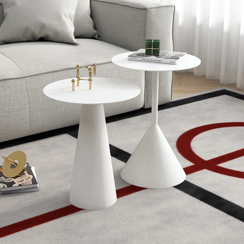 Симпатичный черный журнальный столик со стороны кровати мини-консоль