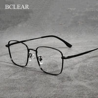2022 new luxury brand square titanium glasses frame men optical myopia prescription eyeglasses frame women ultralight eyewear