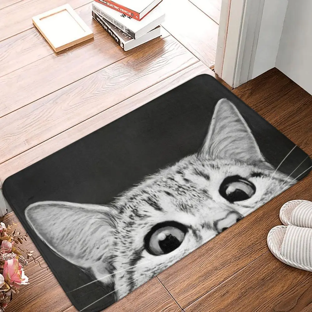 

Cat Print Entrance Door Mat Doormat Bathroom Mat Doormat Entrance Door Mat Bathroom Mat Kitchen Mat Cat Home Rug Customized Mat