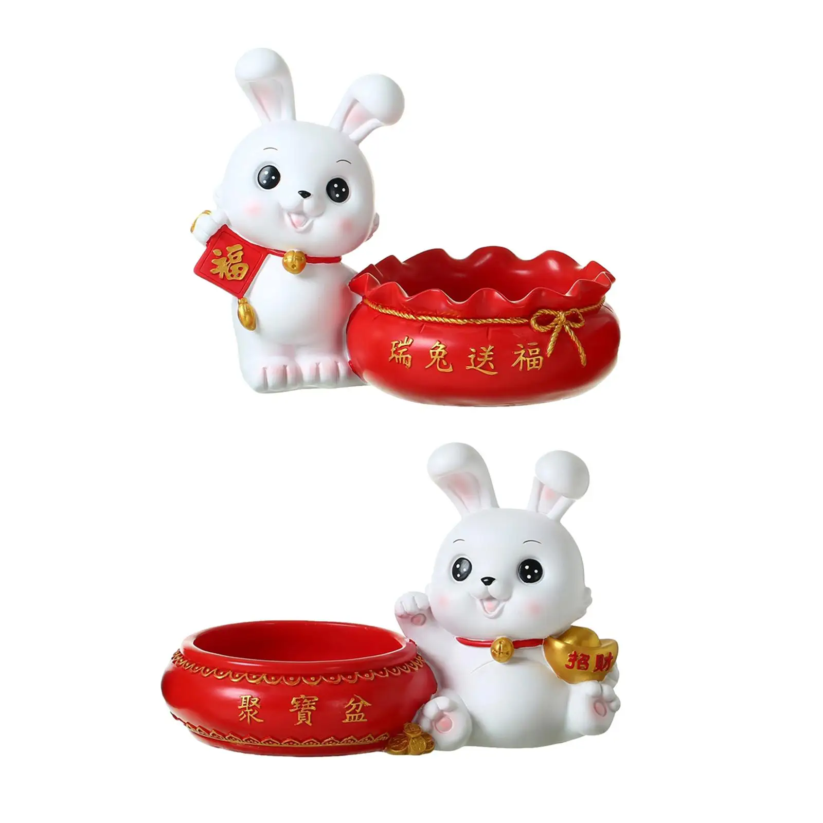 

Коробка для хранения, статуэтка, скульптуры, ключ, кролик, статуя из смолы для новоселья