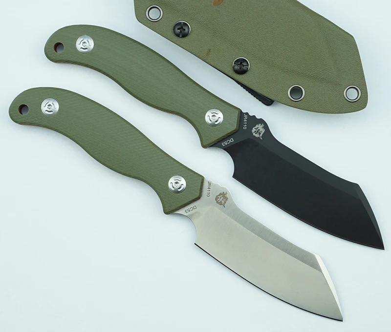 Фото LEMIFSHE JR4110 Фиксированный нож из настоящей стали DC53 с ручкой G10 Открытый Кемпинг Охота Кухня Выживание Многофункциональный инструмент EDC №3