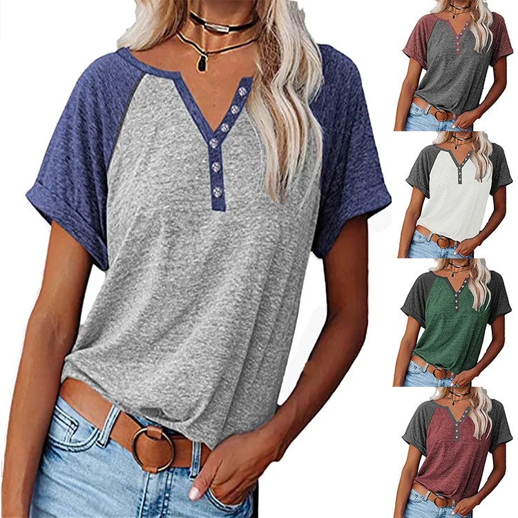 

2021 Summer Hot Kawaii Clothes Woman Tshirts Harajuku Aesthetic Clothes Blended Appliques Regular Casual V-neck Art