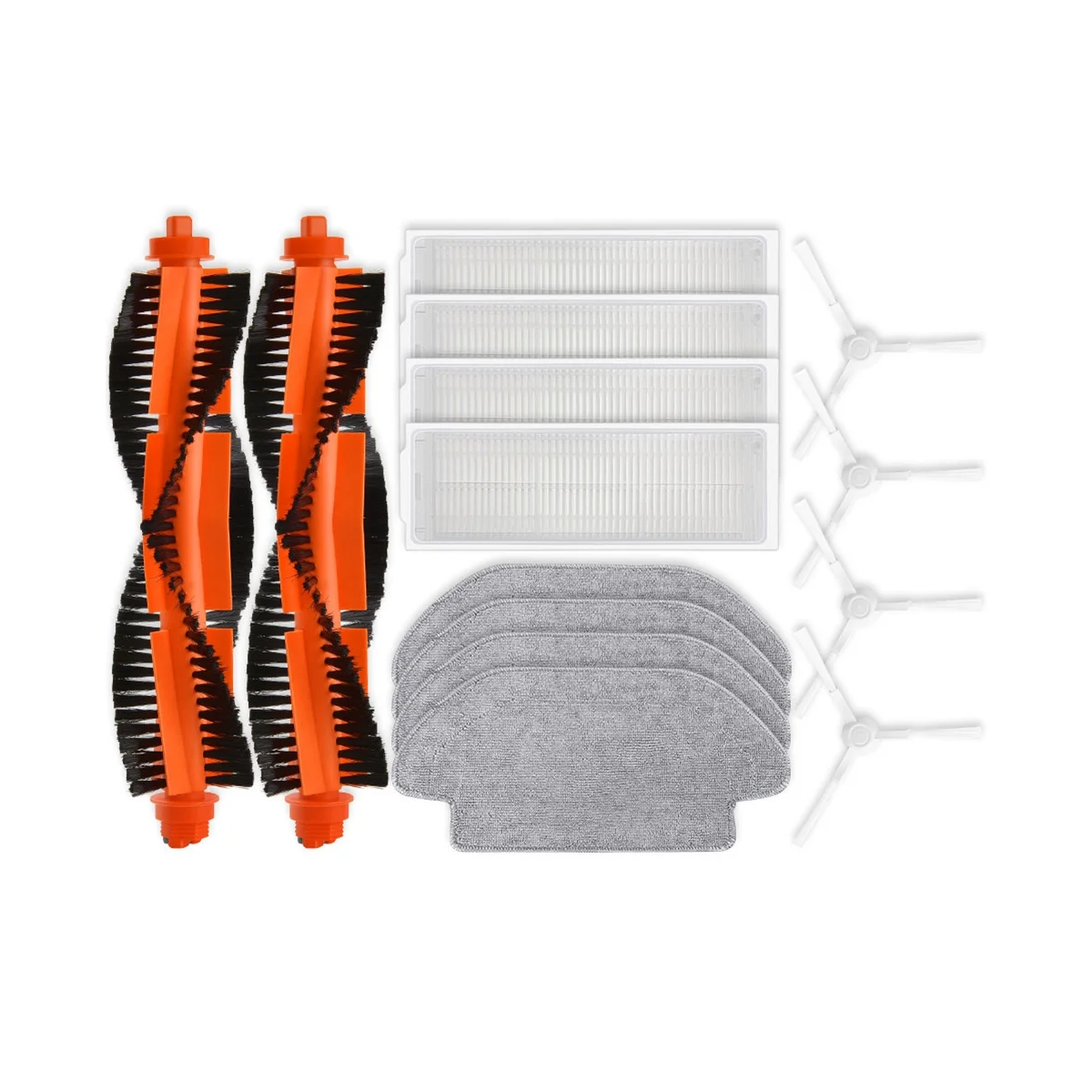 

Сменные детали для робота-пылесоса Genio Laser L700, основная боковая щетка, Hepa фильтр, Швабра, тканевые аксессуары, наборы