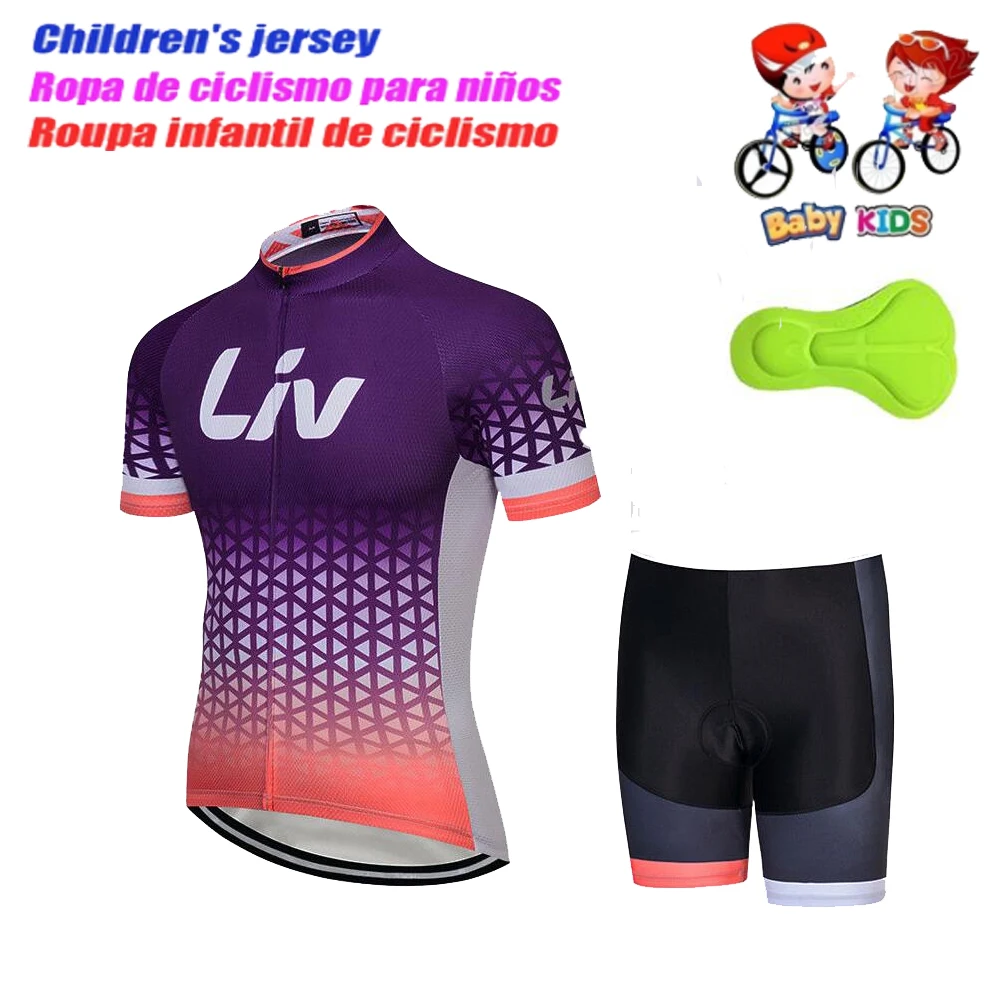 

Летняя Детская велосипедная кофта для девочек, костюмы, шорты, дышащая кофта, Детский костюм с коротким рукавом для езды на велосипеде, спортивное оборудование для велоспорта
