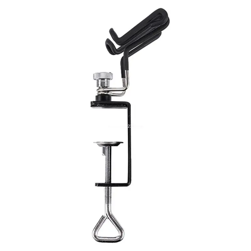 

Two-brush Airbrush Holders Portable Stainless Steel Airbrush Holder Stand Universal Clamp-on Table Stand for Artists Dropship