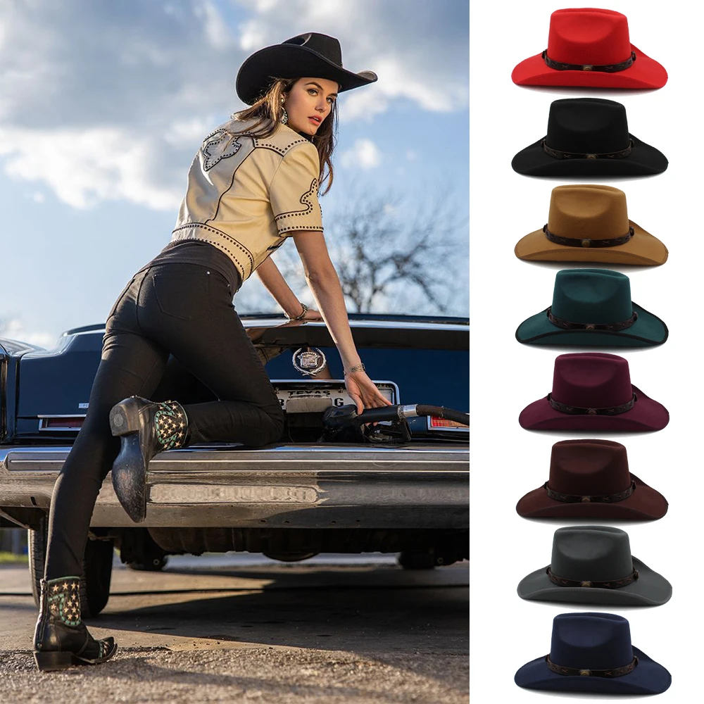 

Шерстяные шляпы с широкими полями для мужчин и женщин, для путешествий и вечеринок