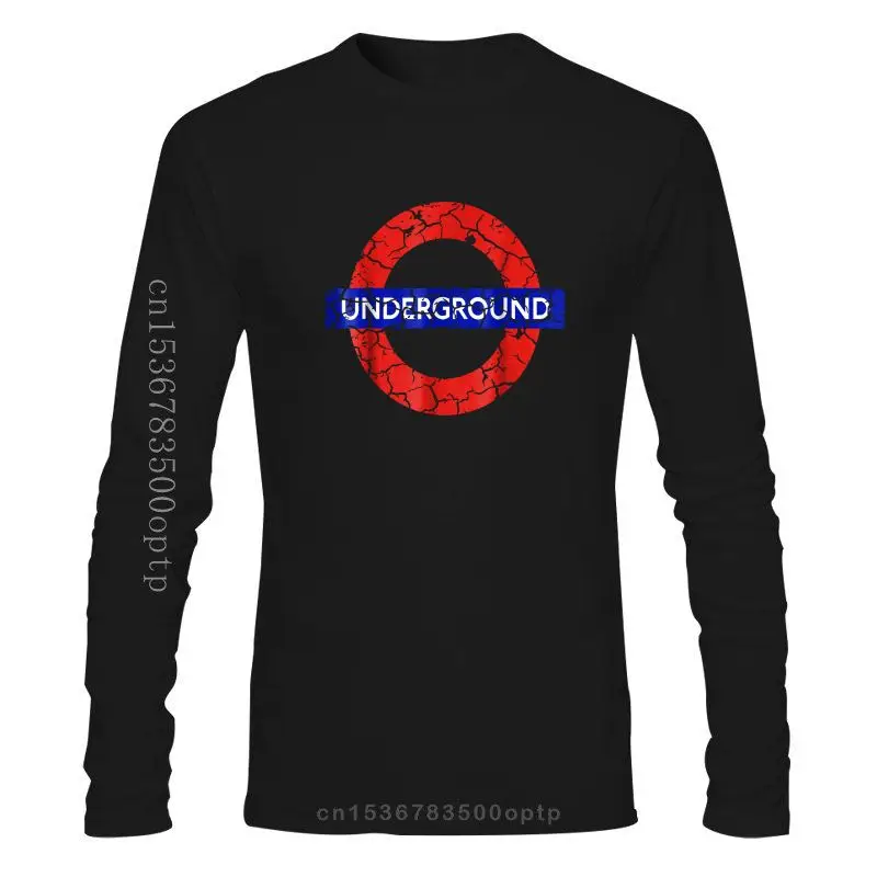

Мужская одежда, модная мужская футболка с надписью London Metro UK Underground состаренная футболка