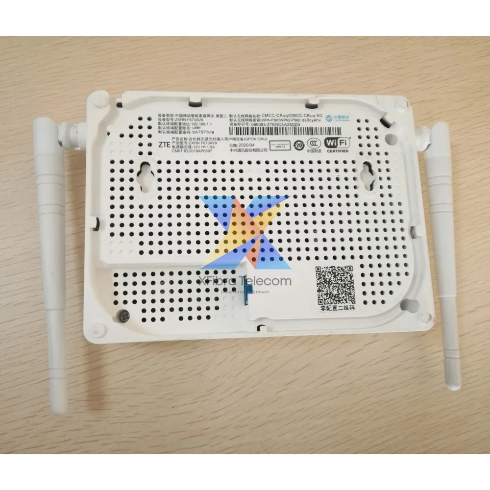Высококачественный F673AV9 б/у двухдиапазонный FTTH 4ge + 1tel 2USB Ac Стандартный Wi-Fi Onu Gpon