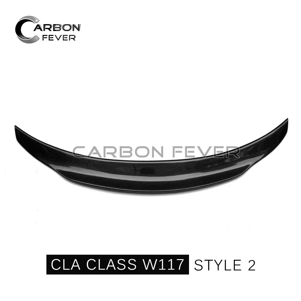 

3*3 3K Twill Carbon Fiber CF Spoiler For CLA Class W117 C117 2013 - 2019 Sedan CLA200 CLA250 CLA45 Great Fitment