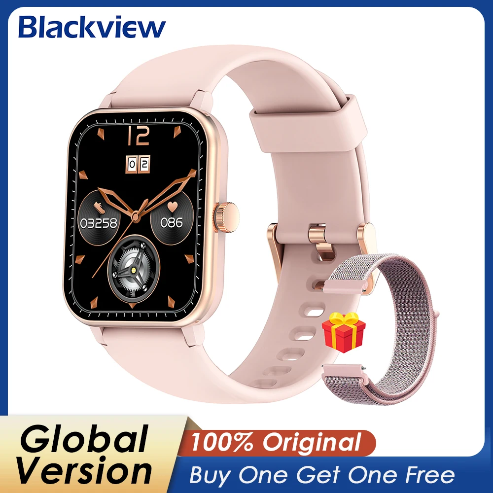 

Blackview R3 Pro Smart Watch Men Women 1.54 Inch Fitness Tracker Full Touch Screen Ip68 Waterproof Heart Rate for iOS Android