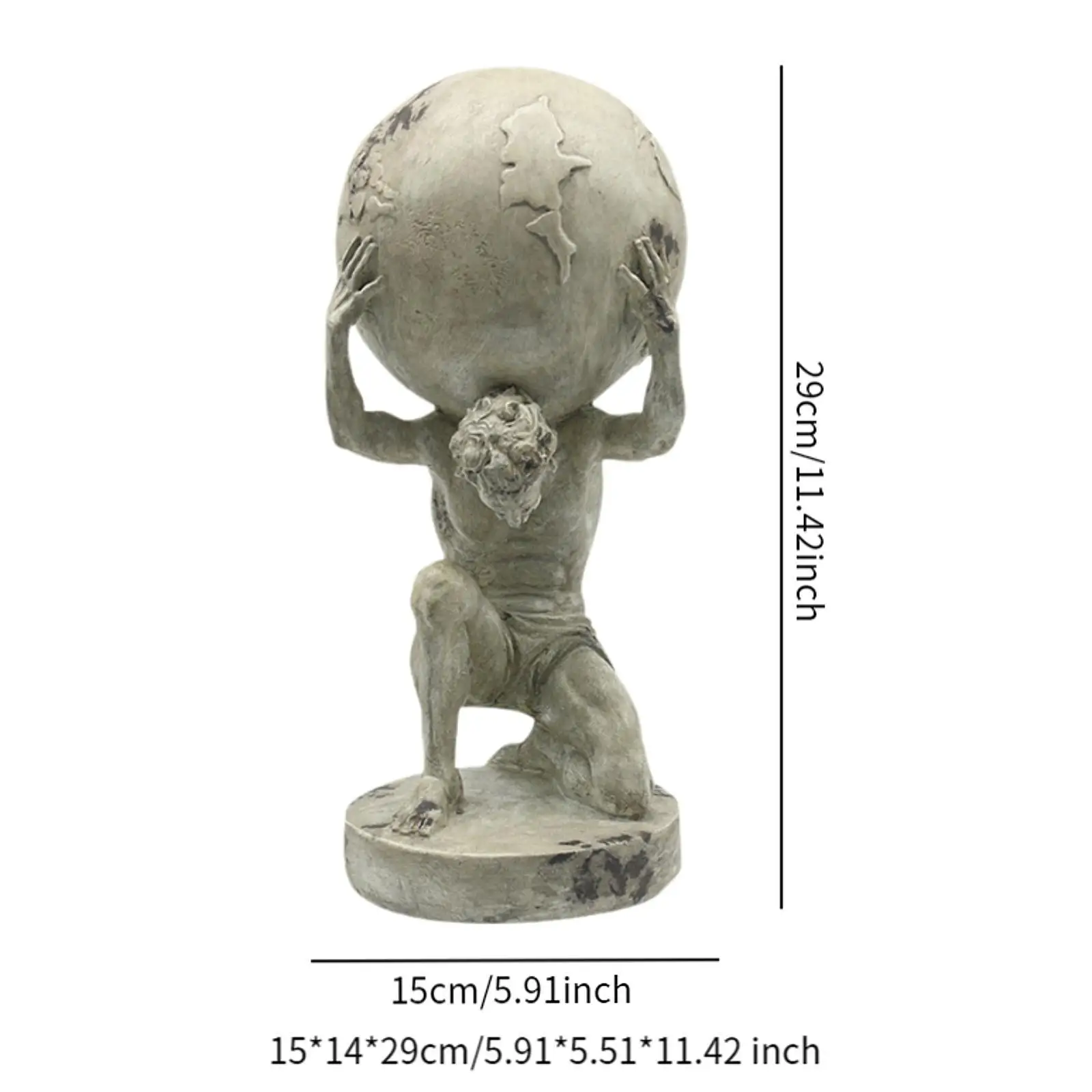 Переносная статуя Мира титана ручная работа артефакт орнамент фэн-шуй украшение