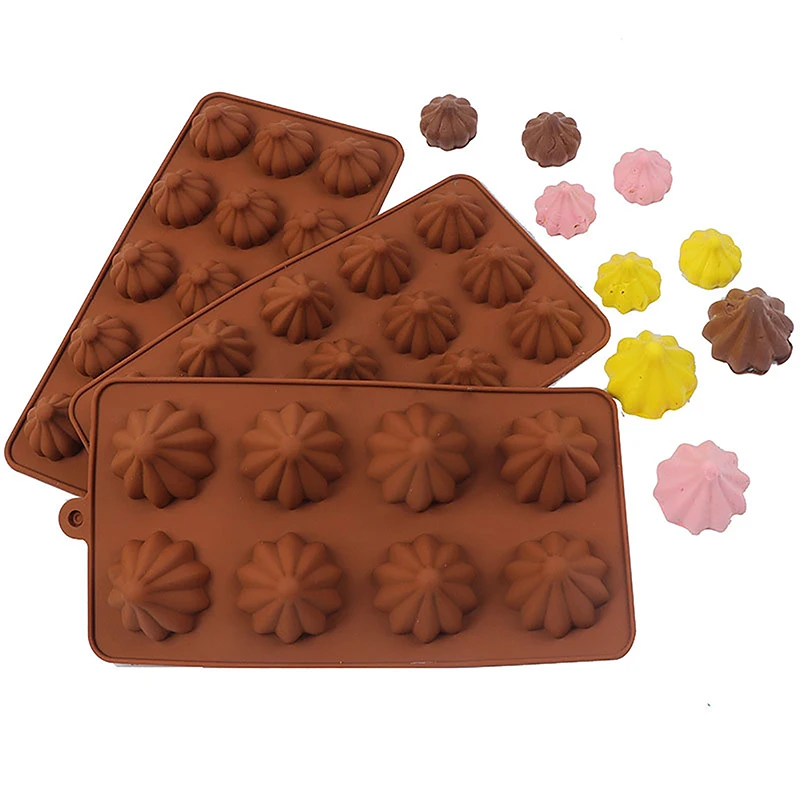 

15 Cavity Cone Whirlwind Silicone Cake Mold for Chocolate Mousse Pudding Dessert Bread Bakeware Pan Tools