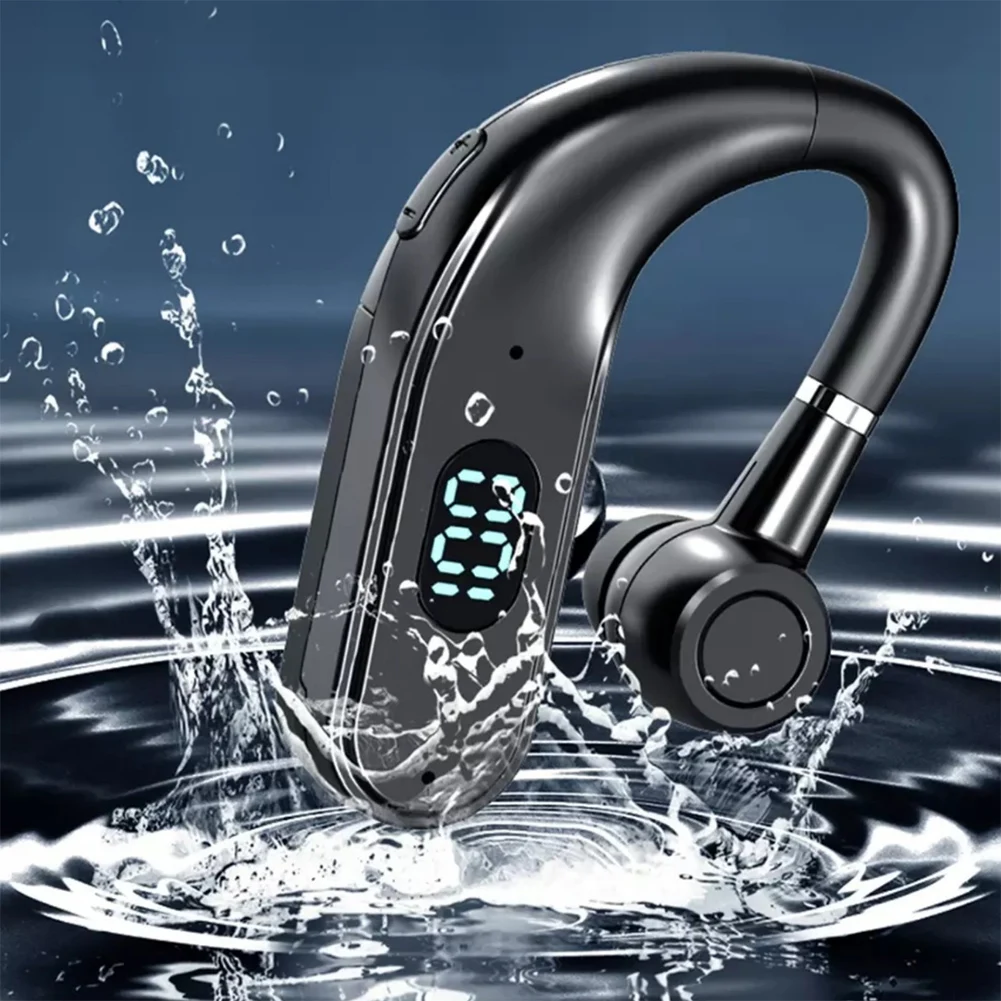 

X5 Bluetooth 5.2 Earpiece Wireless Headset Driving Trucker Earbuds Noise Cancelling For Iphone Xiaomi Huawei