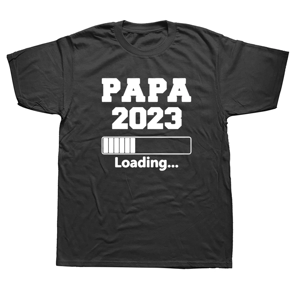 

Новинка Лето 2023 забавная хлопковая Футболка Papa Harajuku для беременных с коротким рукавом Футболка для отца в стиле хип-хоп Уличная одежда