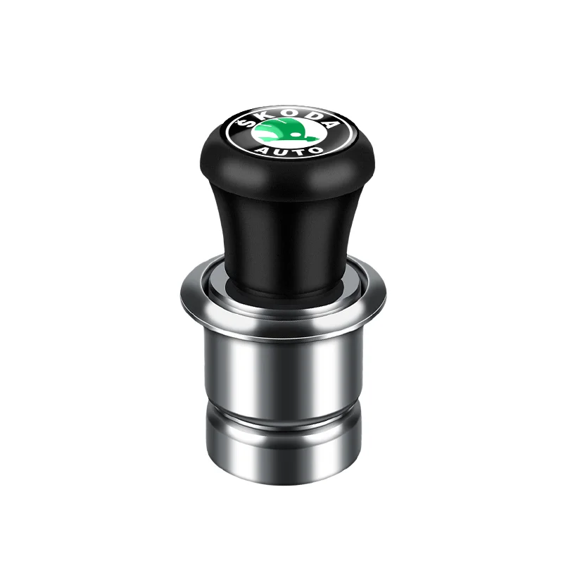 

12В металлическая автомобильная ветрозащитная портативная беспламенная зажигалка для Skoda Octavia, Rapid, Kodiaq, Superb, Karoq, Fabia, Kamiq