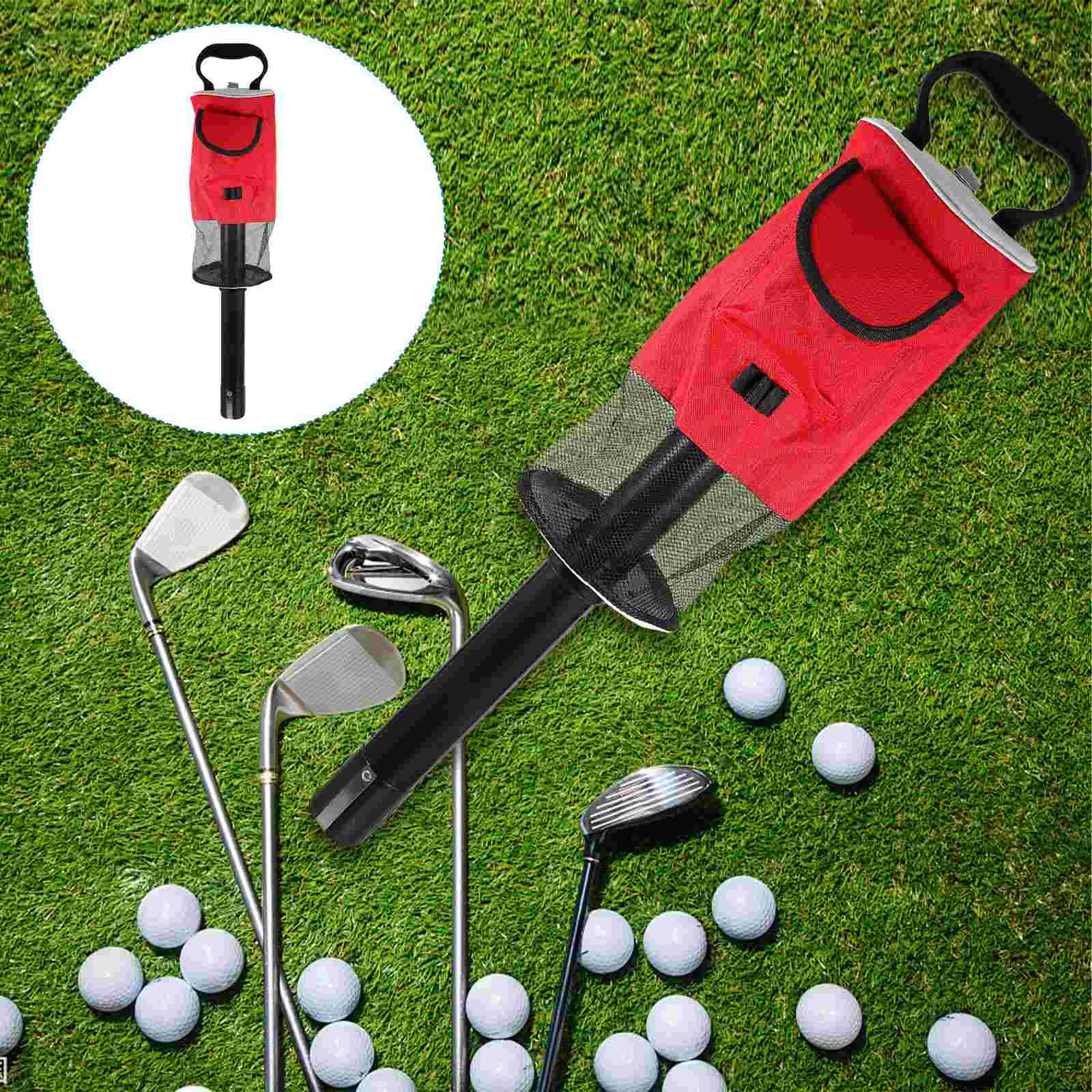 

Golf Ball Picker Grabber Reacher Tool Golfs Up Tube Retriever Bag Portable Accessories Detachable Collector Plastic Picking