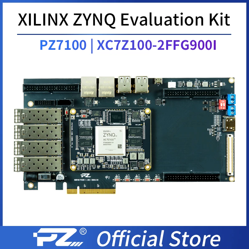 PuZhi PZ7100-KFB 900I оценочный комплект Xilinx Zynq-7000 SoC XC7Z100 FPGA макетная плата PCIe SFP USB ZC706