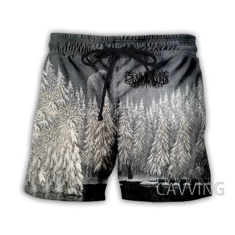 

CAVVING 3D Printed Kalman Kantaja Band Summer Beach Shorts Streetwear Quick Dry Casual Shorts Sweat Shorts for Women/men