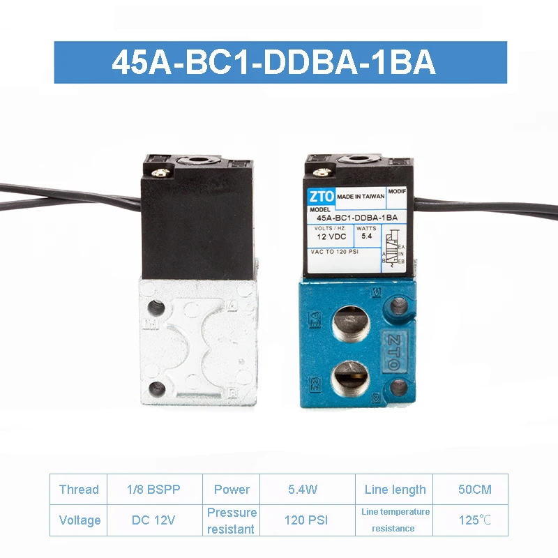 45A 4-ходовой 5-ходовой высокочастотный электромагнитный клапан 45A-AA1-DDAA-1BA/DDFA/DDBA/DDAA MAC маркировочный Дозирующий клапан