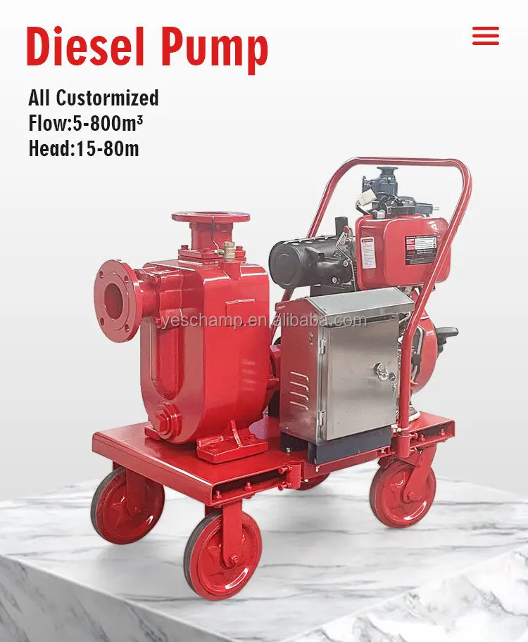 Заводской самовсасывающий водяной насос двигателя сельскохозяйственный