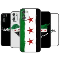 syrian revolution flag phone case for xiaomi redmi 11 lite pro ultra 10 9 8 mix 4 fold 10t black cover silicone back prett
