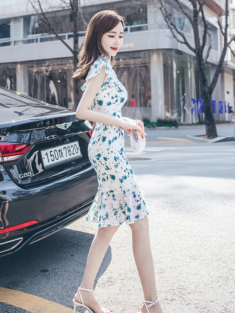 Шифоновое платье для повседневного ношения улучшенное Новинка лета 2024