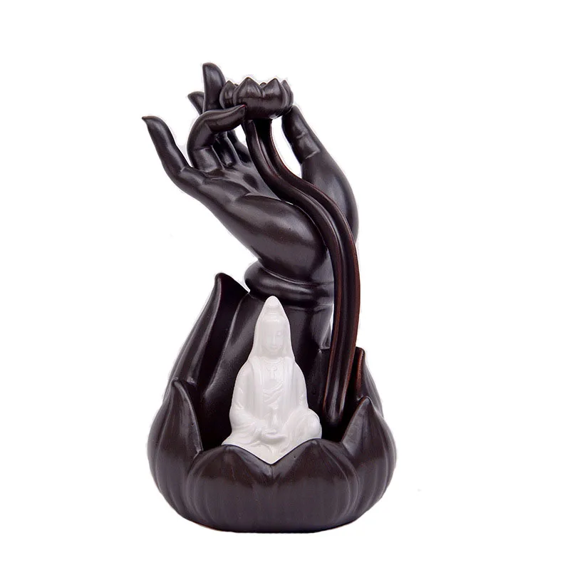 

Украшение для дома Zen Garden подставка для ладана Insence держатель с запахом дистрибьютор дыма водопады кадило-ароматерапия горелки