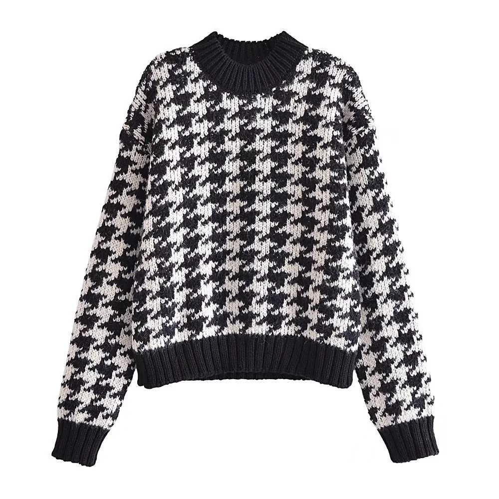 

Женский весенний жаккардовый свитер Qianniao A9ms6208, новинка 2022