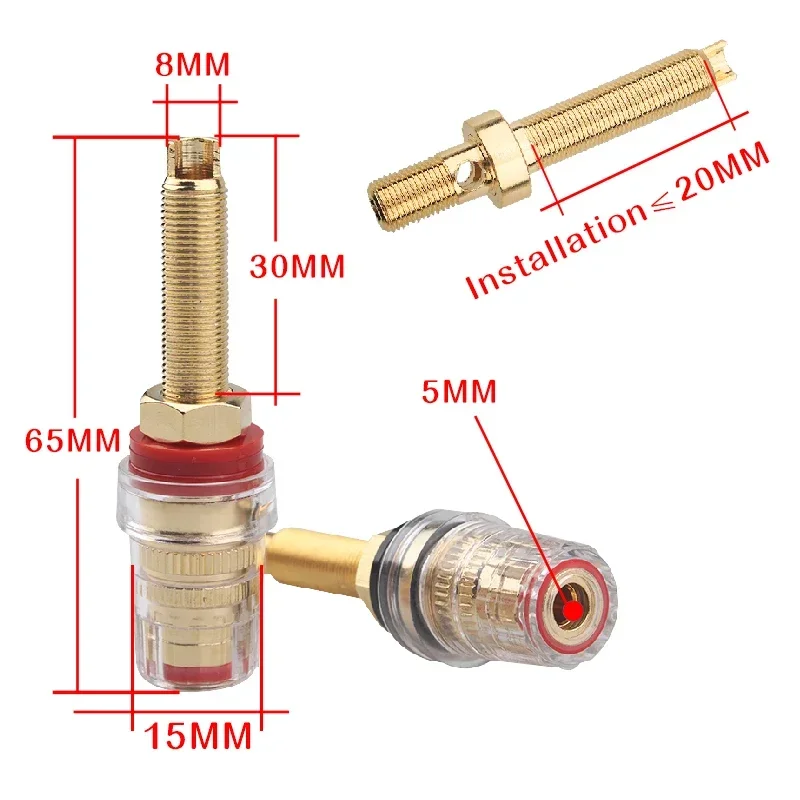 4 шт. кристально прозрачный свободный сварочный длинный соединительный пост