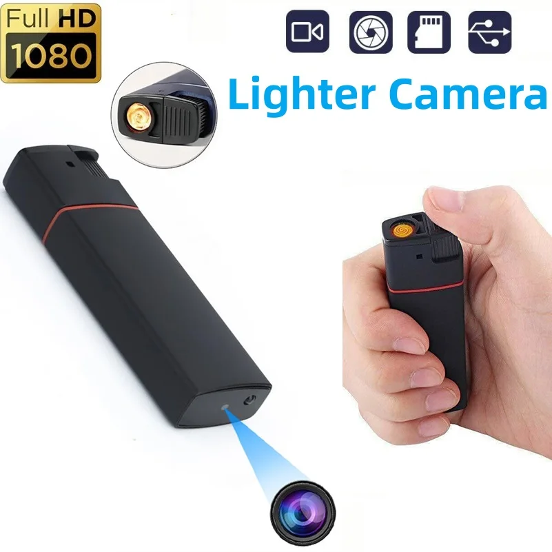 

Rechargeable Lighter HD Mini Camera With Night Vision Video&Audio Recorder Portable Outdoor Micro Camcorder Emergency Lighter