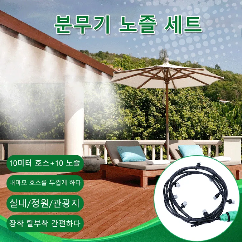 

Garden Plant Museum Rimist Sprinkler Head Mist Nozzle Set Fist Spring Cooler Set
