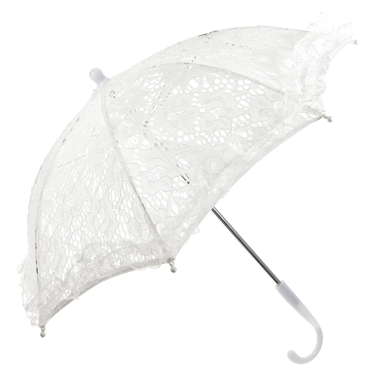 

Lace Umbrella Girl Parasol Vintage White Umbrellas Mini Retro Decor Flowers Girls