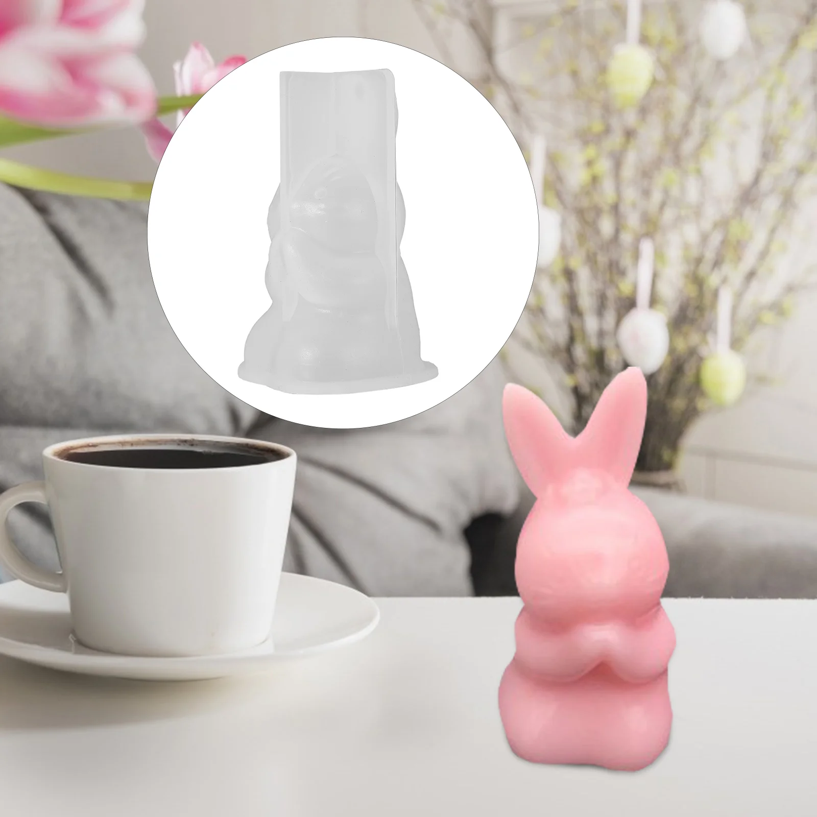 

Easter Molds Silicone Resin Rabbit Bunny Epoxy Animal 3D Diy Soapshaped Casting Chocolate Mould Decorations Clay Moulds Egg Cake