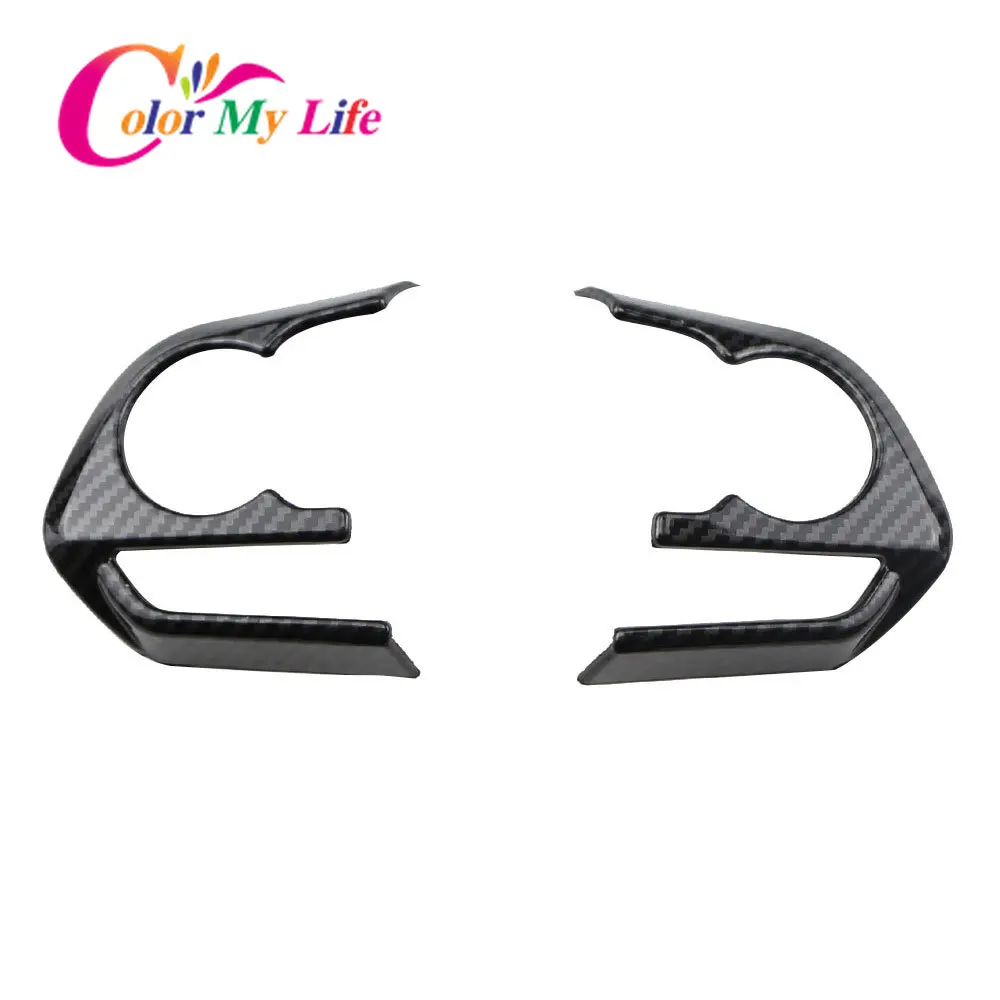 Цветная кнопка на рулевое колесо My Life панель Наклейка для Toyota RAV4 RAV 4 Corolla Avalon 2019 2020