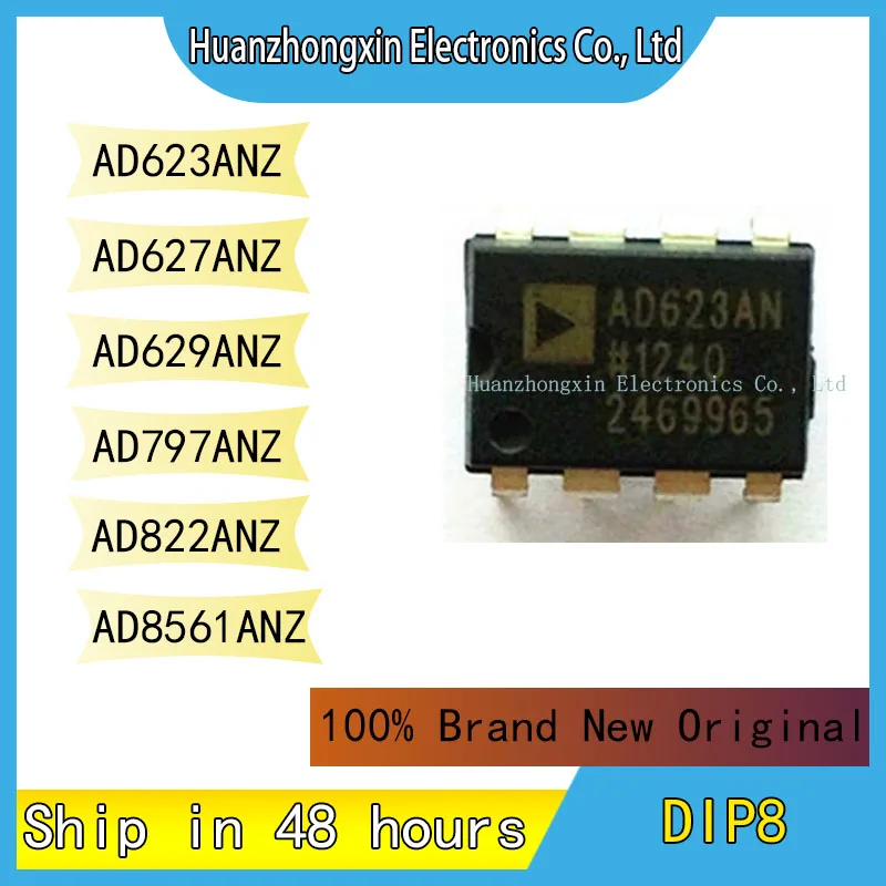

AD623ANZ AD627ANZ AD629ANZ AD797ANZ AD822ANZ AD8561ANZ DIP8 100% Brand New Original Chip Integrated Circuit Microcontroller