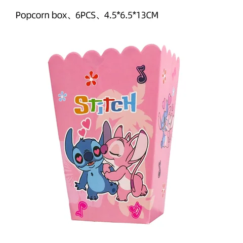 Одноразовая посуда Disney Lilo Stitch розовый
