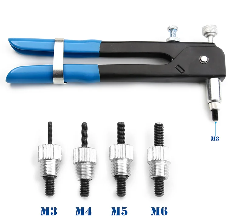 

Manual Rivet Nut Gun with Gun Head M3/M4/M5/M6/M8 Axel Bearing Removal Tooling Rivet Nut Tool