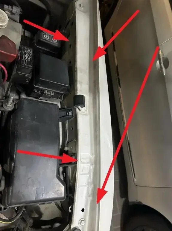 1 или 4 6 шт. резиновое уплотнение капота для Pajero V90 5902A016 Полоса Montero V80 Weatherstrip 2007-2020