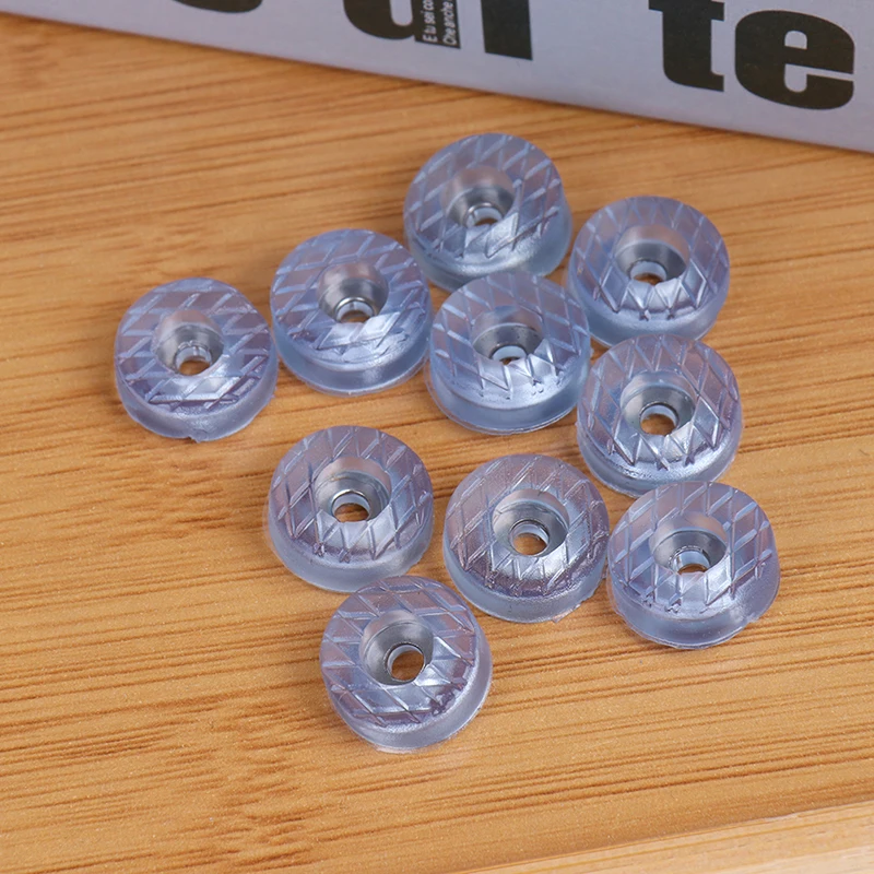 

10pcs Clear Soft Furniture Chair Feet Leg Bottom Non-slip Pads Silicone Sofa Foot Covers For Furniture Table Chair Legs