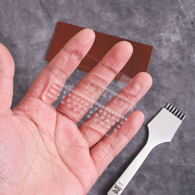 Многофункциональный утолщенный прозрачный Съемник 4 мм линейка из акрила с