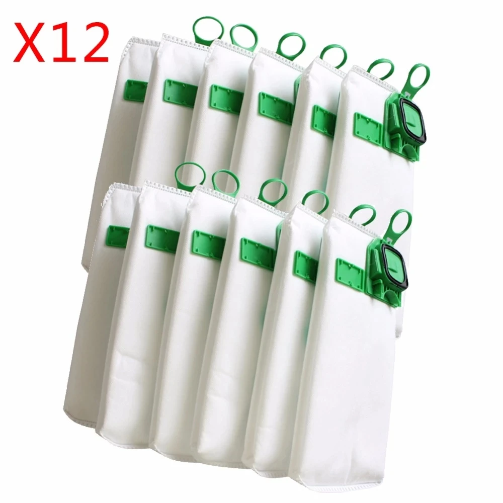 

12Pcs Vacuum Cleaner Bags, Vacuum Cleaner Bags for Vorwerk Kobold VK 140 and VK 150