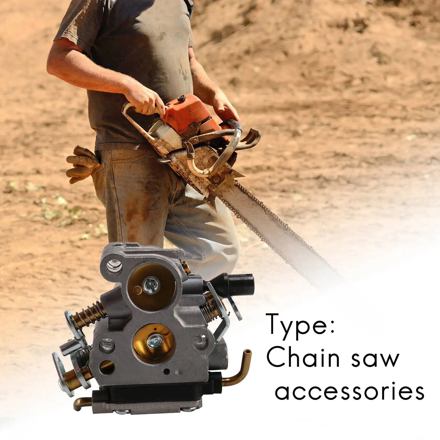 Карбюратор воздушный фильтр лампа комплект топливной трубки для McCulloch CS380 CS340 CS 340