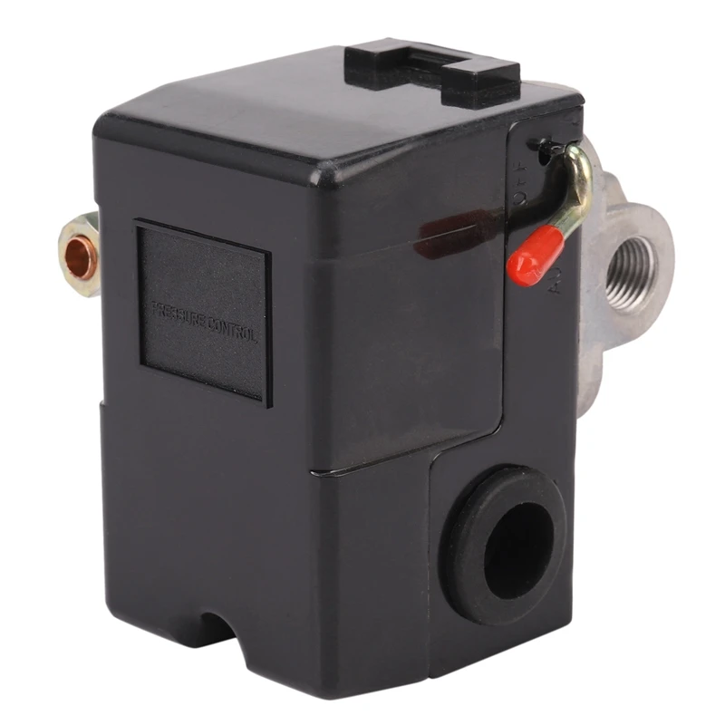 140-175 Psi 4 Port Heavy Duty 26 Amp Black