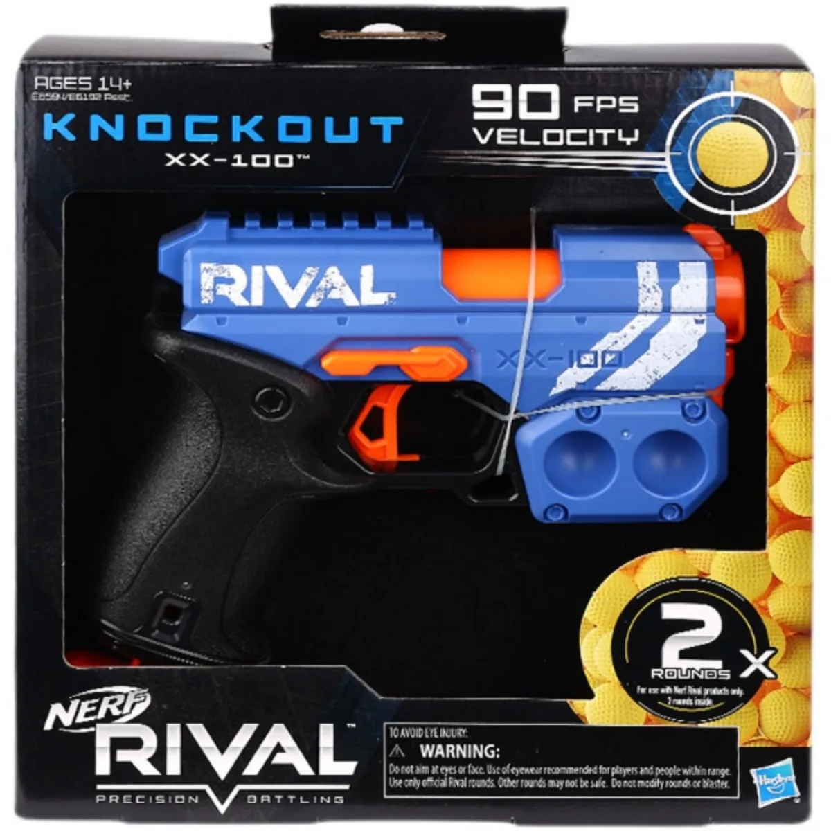 Фото Hasbro Nerf Rival Knockout XX-100 Круглое хранилище Blaster, скорость 90 кадров в секунду, бриджи 2, официальные круглые E6192 №4