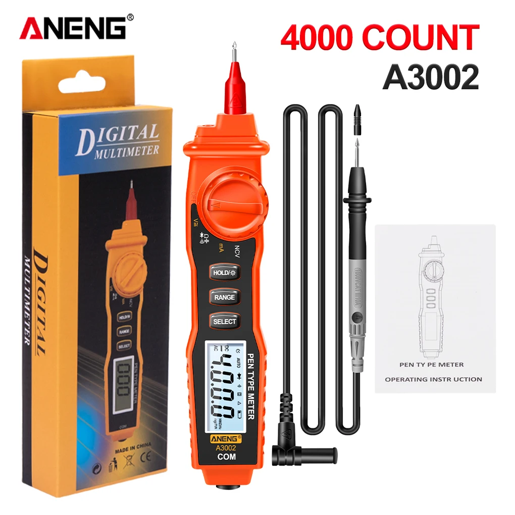 

Pen Type Multimeter Digital Display Non Contact Detector Voltage Resistance Frequency Capacitance Tester Professional Meter