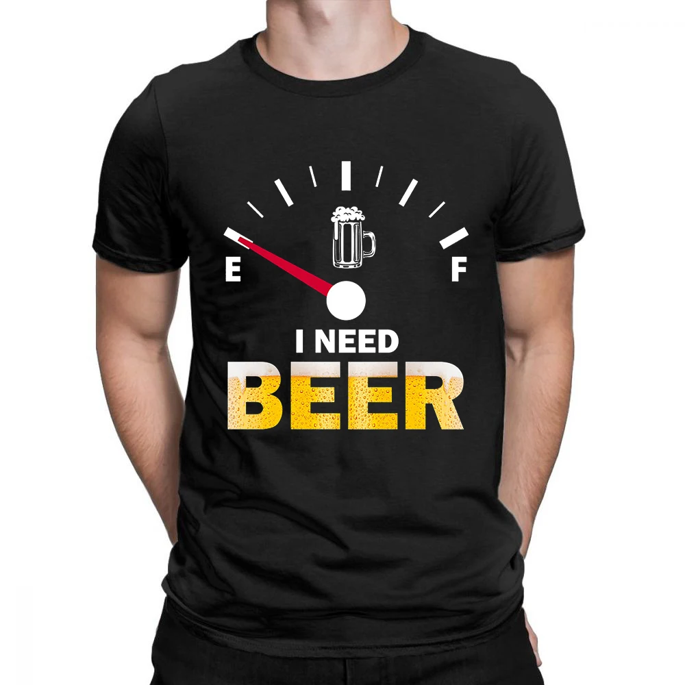 

Футболка I Need Beer, мужские крутые летние футболки с круглым вырезом, футболки с коротким рукавом, модные топы