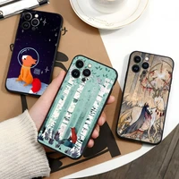 fox phone case for iphone 13promax 11 12 pro max mini xr x xsmax 6 6s 7 8 plus shell cover